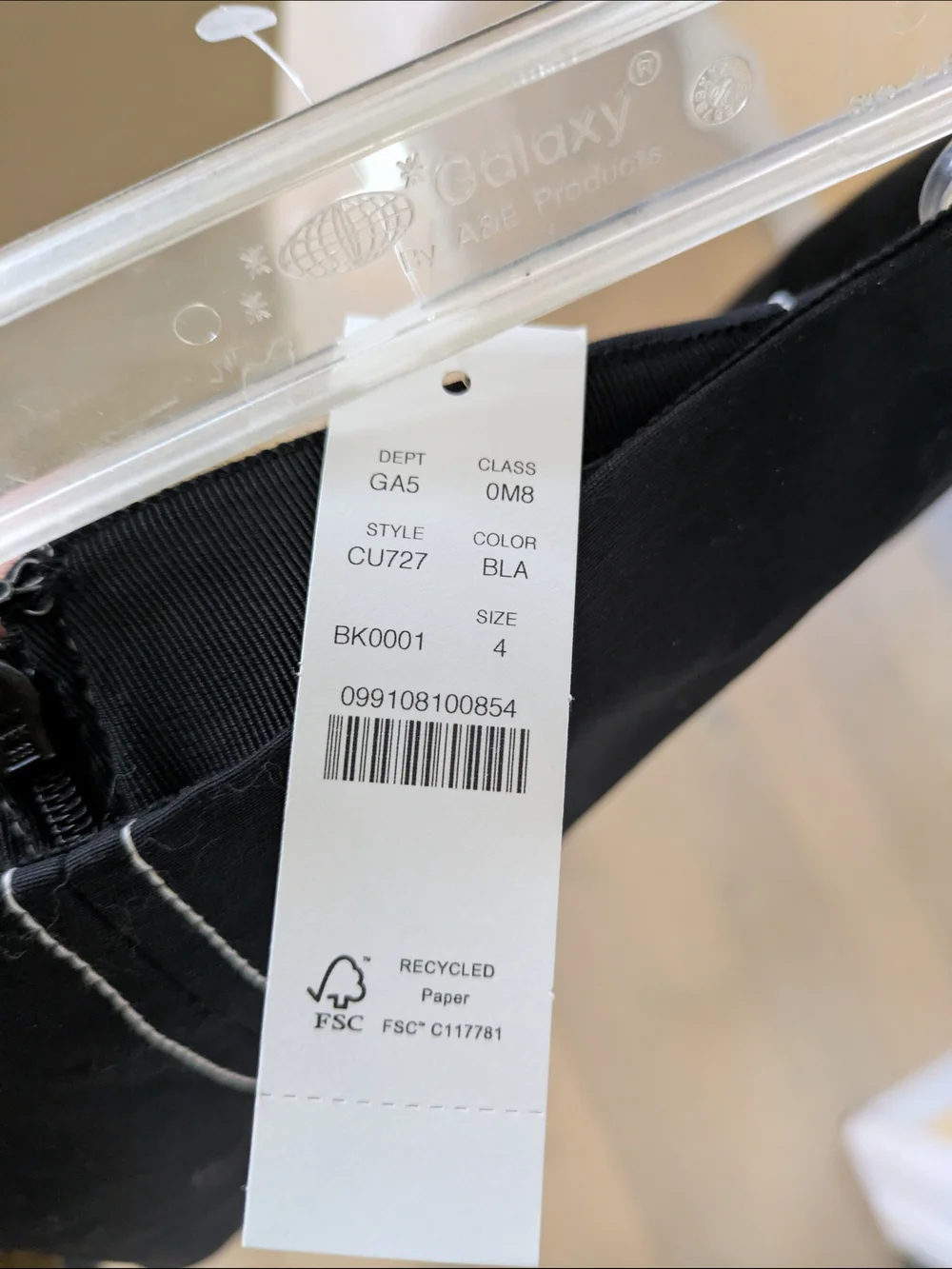 J. Crew Black Fairfax Mini Skirt with White Contrast Stitching sz 4